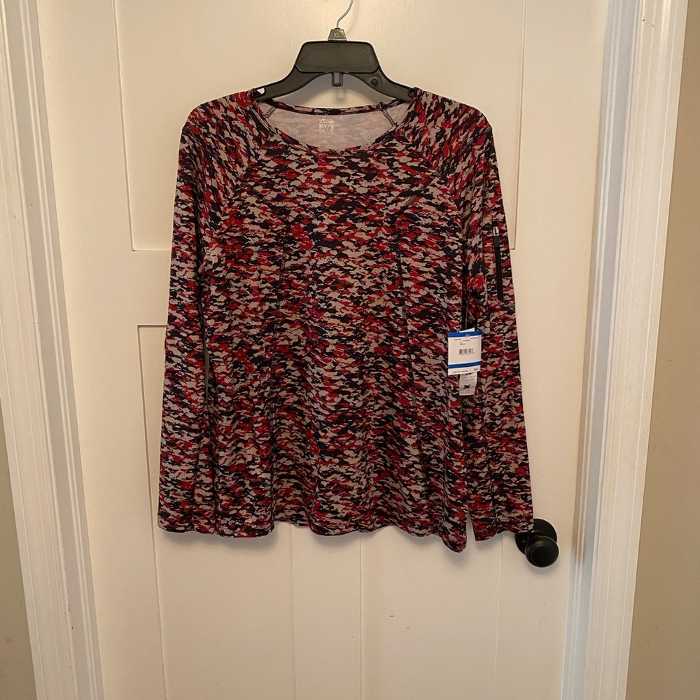 ANNE KLEIN SPORT moisture wicking workout top XL‎